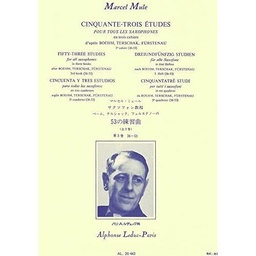 [2314211054] 53 Estudios Vol.3 Saxofon - Mule - Ed. Alphonse Leduc