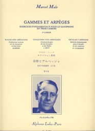 [2314211055] Escalas Y Arpegios Vol.3 Saxofon - Mule - Ed. Alphonse Leduc