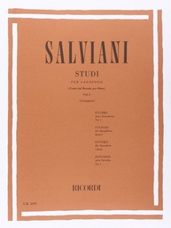 [2314211058] Estudios Vol.1 Saxofon (Rev. Giampieri) - Salviani - Ed. Ricordi
