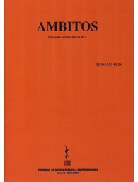 [2314211490] Ambitos Op.135 Saxofon Alto Solo - Alis - Ed. Musica Españona Contemporanea