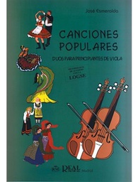 [2314211680] Canciones Populares Duos Para Dos Violas - Esmeralda - Ed. Real Musical