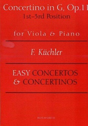 [2314212174] Concertino Sol Op. 11 Para Viola Y Piano - Kuchler - Ed. Bosworth