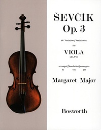 [2314212496] 40 Variaciones Op.3 Viola - Sevcik - Ed. Bosworth