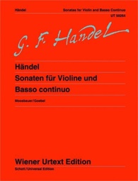 [2314211260] Sonatas Violin Y Bajo Continuo Piano (Rev. Moosbauer, Goebel) - Haendel - Ed. Wiener Urtext