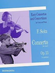 [2314211764] Concierto Sol Mayor Op.13 Nº2 Violin Y Piano - Seitz - Ed. Bosworth