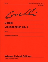 [2314212285] Sonatas Para Violin Op. 5 Vol.1 - Corelli - Ed. Schott Urtext