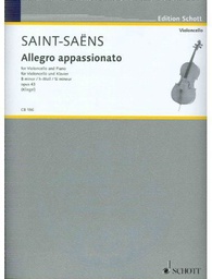 [2314211694] Allegro Appassionato Si Menor Op.43 Cello Y Piano (Rev. Kliegel) - Saint Saens - Ed. Schott