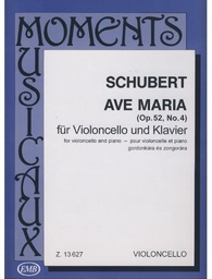[2314211696] Ave Maria Op.52 Nº4 Cello Y Piano - Schubert - Ed. Editio Musica Budapest