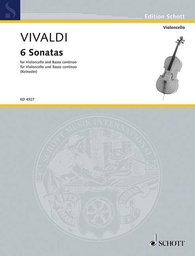 [2314211701] 6 Sonatas Cello Y Piano (Rev. Kolneder) - Vivaldi - Ed. Schott