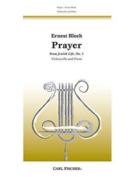 [2314212403] Prayer Para Cello Y Piano - Ernest Bloch - Ed. Carl Fischer
