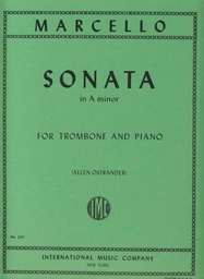 [2314210492] Sonata La Menor Trombon Y Piano (Rev. Ostrander) - Marcello - Ed. International Music Company