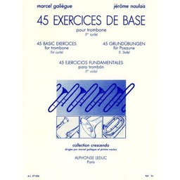 [2314210785] 45 Ejercicos De Base Vol.1 - Galiegue, Naulais - Ed. Alphonse Leduc