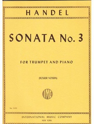 [2314209933] Sonata Nº 3  Trompeta Y Piano (Rev. Voisin) - Handel - Ed. Imc