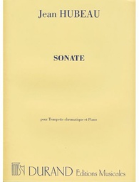 [2314209935] Sonata Trompeta Y Piano - Hubeau - Ed. Durand
