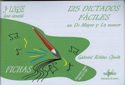 [D3] 125 Dictados Faciles (Do Mayor Y La Menor) - Robles Ojeda - Ed. Sibemol