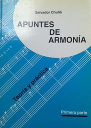 [2314210563] Apuntes De Armonia Vol.1 - Chulia - Ed. Piles
