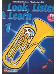 [2314209743] Look, Listen &amp; Learn Vol.1 Tc Tuba/Bombardino - Oldenkamp, Kastelein - Ed. De Haske